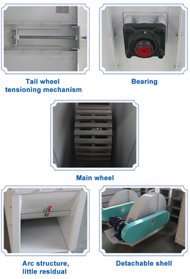 30tph Carbon Steel Vertical Bucket Conveyor Grain Elevator For Powder